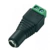 CONNECTEUR DC MALE + BORNIER A VIS POUR CAMMERA 12V