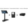 Kit File D attente Complet Borne Tactile 22  IIyama Prolite T2252mts + Imprimante Ticket EPSON + Mini PC Windows PRO 11