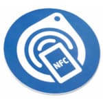 TAG NFC (NTAG215) DIAMETRE TYPIQUE : 25 MM