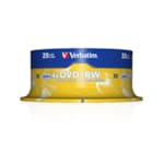 DVD+RW PACK DE 25 UNITES VERBATIM 43489