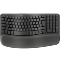 Clavier Wave keys Bluetooth sans fil ergonomique graphite FR