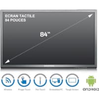 Ecran LED Tactile au Doigt et au Stylet 84 Pouces