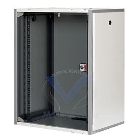 Coffret Informatique HYPERLINE SÉRIE 600*450 - 18U 19" NOIR LN-HL-18U6045-CC