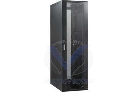 ARMOIRE INFORMATIQUE 32U 800x1000 AVEC ETAGÈRE ET VENTILATION LIN-32/800X1000