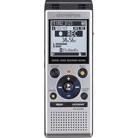 Enregistreur stéréo avec mode automatique intelligent intégré fourni avec le logiciel de reconnaissance vocale WS-853 DNS