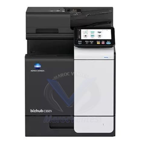 Imprimante Multifonction Couleur A6-A4 Bizhub 33 ppm 1200 x 1200 dpi Ecran Tactile Couleur 7" C3321i