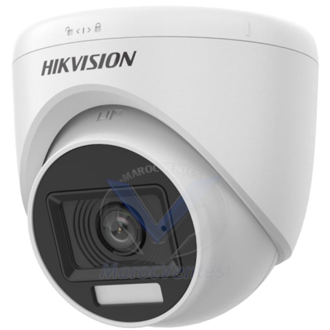 Caméra Tourelle Fixe D'intérieur à Lumière Hybride Intelligente 3K DS-2CE76K0T-EXLMF