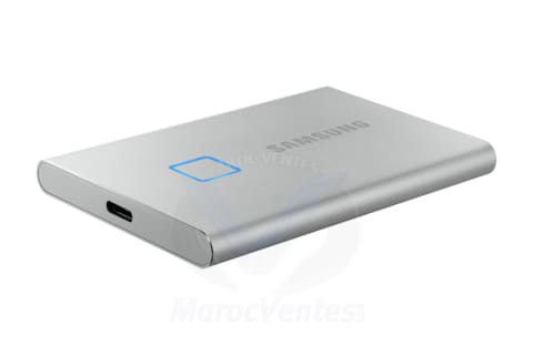 DISQUE EXTERNE SAMSUNG PORTABLE SSD T7 2TB SILVER MU-PC2T0T/WW