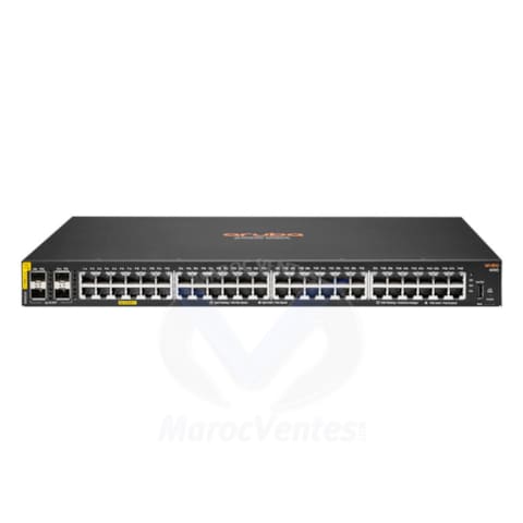 Commutateur Aruba 6000 48G CL4 48 Ports PoE+ 10/100/1000 Mbps 4SFP Géré L3 R8N85A