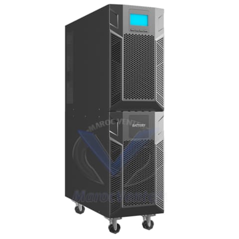 Onduleur On line Kstar Puissance 6 Kva Autonomie 15 min en Plein Charge Batteries Extensible Udc9106S