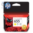 HP 655 Yellow Ink Cartridge-HP 655 Yellow Ink Cartridge