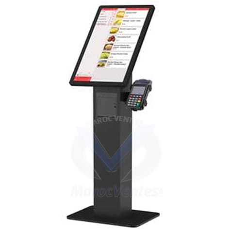 SELF POS Ecran Tactile 21 Pouces 8 Go de RAM DDR4 Disque Dur SSD 128 Go Black GS-H3 B