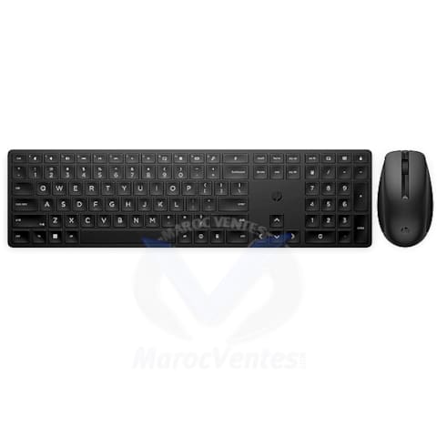 HP 650 Wireless Keyboard and Mouse Combo Set French - Black 4R013AA