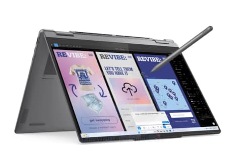 LENOVO Yoga Slim 7 2 en 1 14ILL10 AI, Intel® Core™ Ultra 7 258V (8C (4P + 4LPE) / 8T, Max Turbo jusqu’à 4,8 GHz, 12 Mo de cache intelligent Intel®), 32 Go soudé LPDDR5X-8533, mémoire MoP, 1 TBSSD M.2 2242 PCIe® 4.0x4 NVMe®, 14" Touch 2,8K WQXGA+ (2880x18