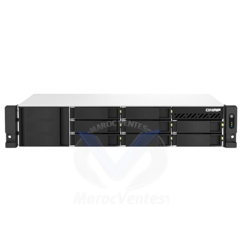 QNAP SERVEUR NAS RACKABLE 8 BAIES 8GO RAM SANS DISQUE TS-864EU-8G