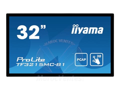 Écran LED ProLite tactile 32" Full HD VGA HDMI 24/7 TF3215MC-B1