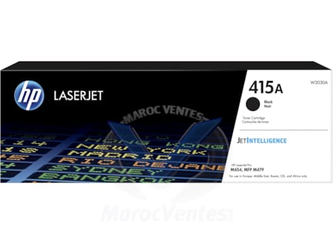 Cartouche de toner 415A noir originale 2400 pages W2030A
