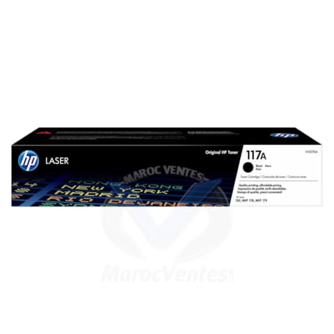 Cartouche de toner 117A Noir originale 1000 pages W2070A
