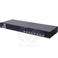 KVM SWITCH 8 PORTS HDMI 4K/ USB 2.0 -AVEC CÂBLES