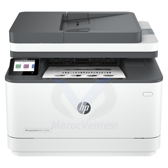 HP Laser PRO 3103fdn MFP 4en1 Réseau Mono A4 R/V 33 B&WPPM 33 12M 3G631A