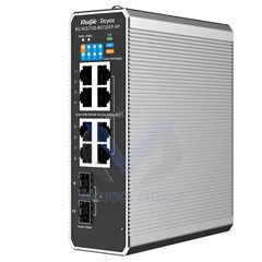 Reyee Switch Industriel 10 ports 8 PoE 2 SFP NIS2100-8GT2SFP-HP