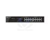 Commutateur de Bureau 16 Ports 10/100/1000 Mbps RJ45 Non Géré Boîtier en Acier RG-ES116G