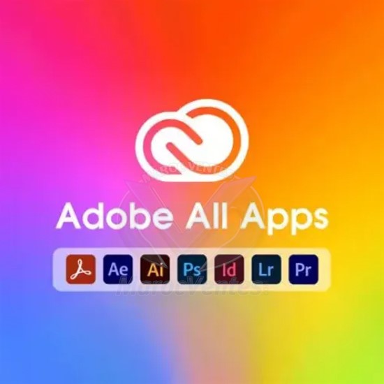 Annuels Adobe cc All App Individuel Abonnement 1 AN 1 Utilisateur Adobe Creative Cloud All Apps