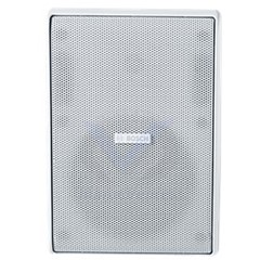 Enceinte 75W Blanche Haut-Parleur 2 Voies Intérieur-Extérieur Plafond Surface ou Fixation murale LB20-PC30-5L