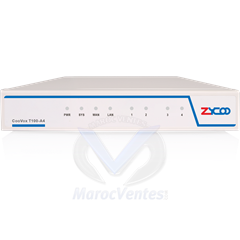 IP PBX Système Téléphonique Unifié 4 FXO support de 100 poste et 50 appelés simultané