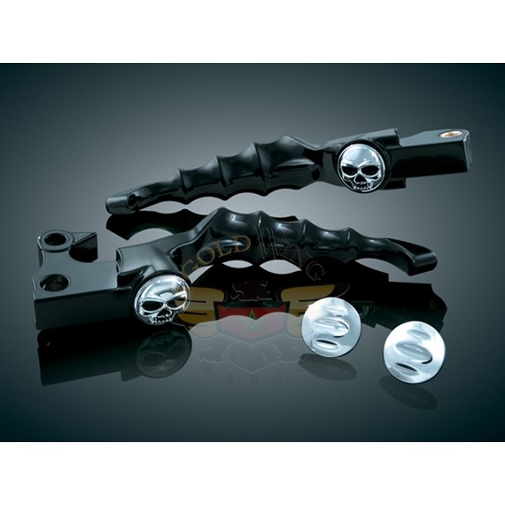 ZOMBIE LEVERS, BLACK, 04-UP SPORTSTER-ZOMBIE LEVERS, BLACK, 04-UP SPORTSTER