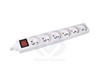 MULTIPRISE 6 PRISES AVEC INTERRUPTEUR BLANCHE - 1,5 M 820030