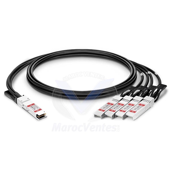 HPE X240 QSFP+ 4x10G SFP+ 3m DAC Cable  12M JG330A
