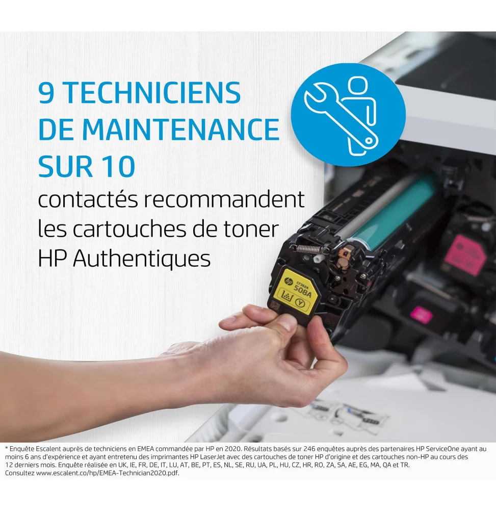 HP 147X Black LaserJet Toner Cartridge 25 200 Pages pour M610, M611, M612, MFP M635, MFP M636 W1470X