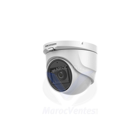 HIKVISION Caméra Interne Fixed Turret 2MP,IP67, IR30m, build-in mic 12M DS-2CE76D0T-ITMFS