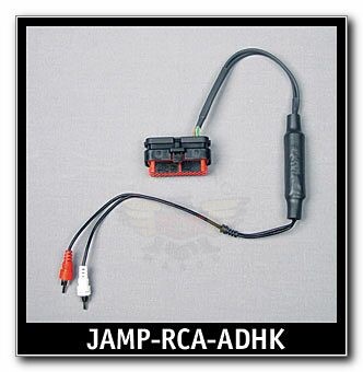 J&M AMP HARNESS HK RADIO REAR TO RCA INPUT JAMP-RCA-ADHK