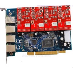 Carte Avec 4 port FXS ou FXO pour 4 line RTC VZA4P